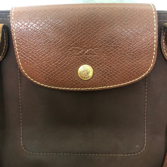 SOLD ON FB: Longchamp Le Pliage Shoulder Bag Brown - Picture 4 of 8